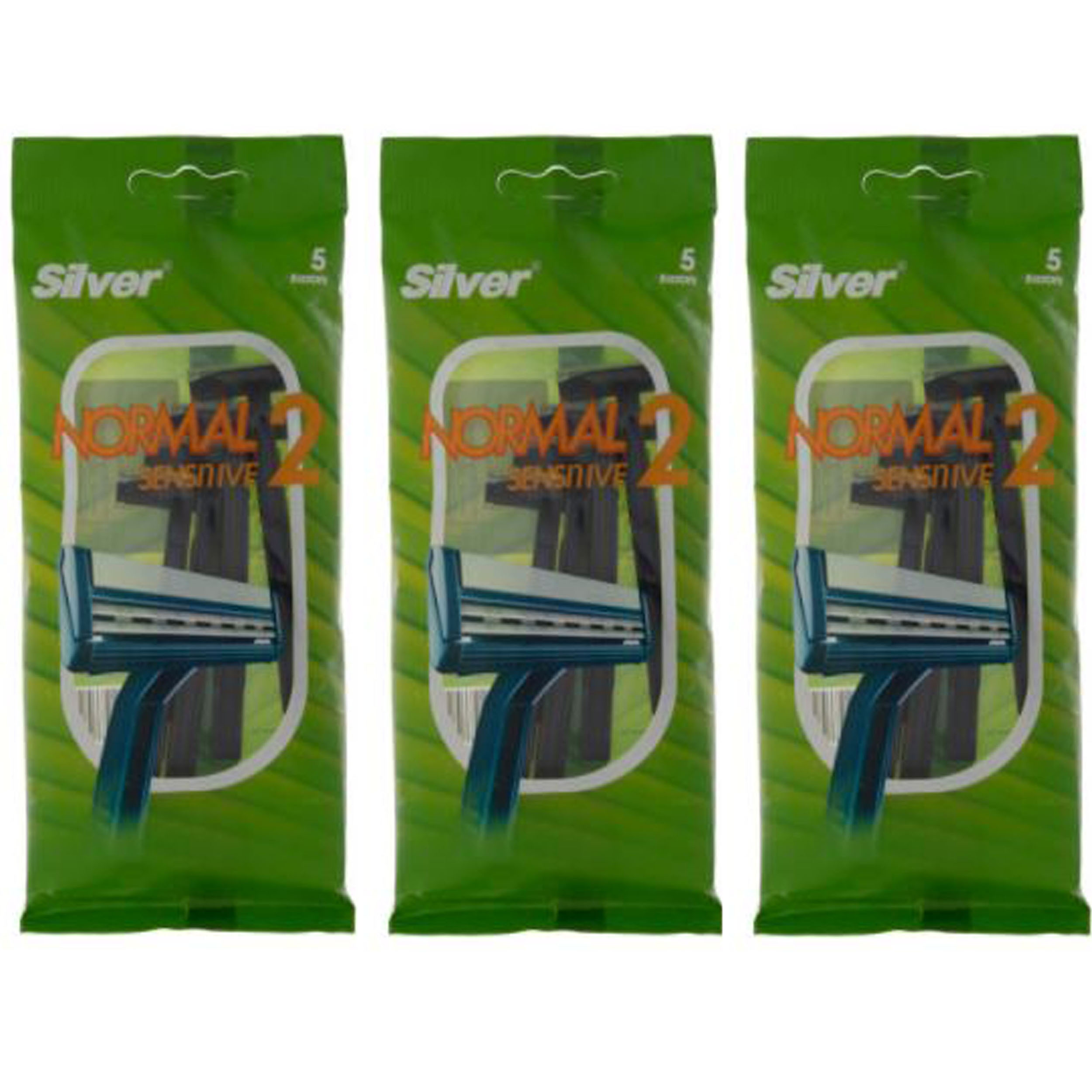 خودتراش سیلور مدل sensitive مجموعه 3 عددی